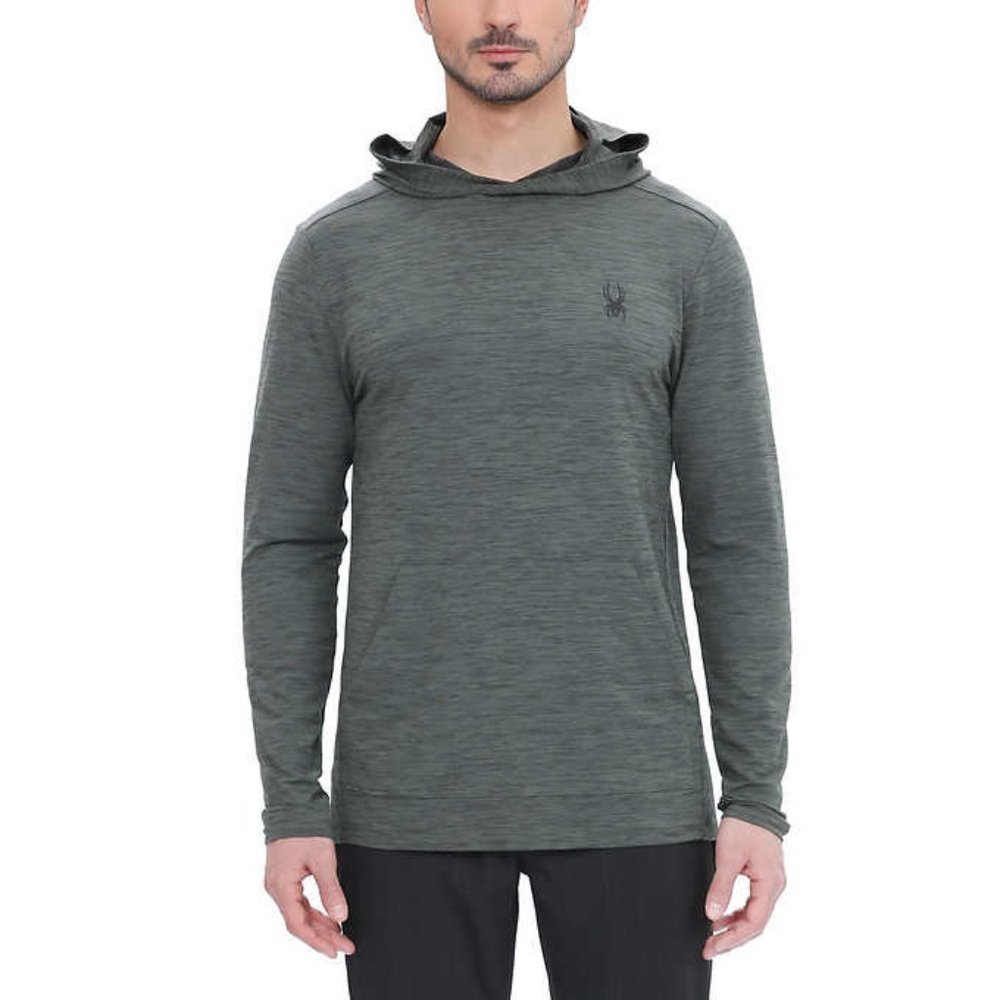Green‎ Hoodie Spyder Men's Performance